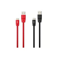 Cable de datos Tipo C Philips DLC2529C - 1.8 mts, Color Rojo